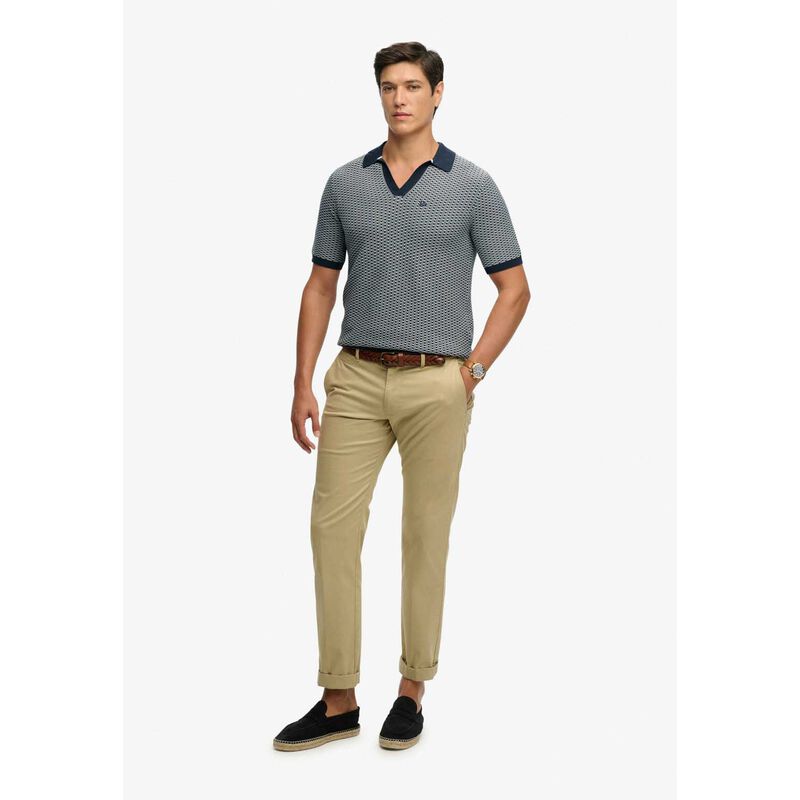 Superdry Johnny Collar Knitted Polo image number 3